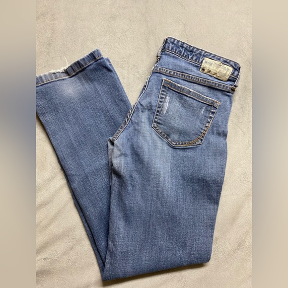 Converse One Star Jeans Womens Size 8 Blue Low Rise Straight Leg Stretch 30x31.5 - Picture 16 of 16